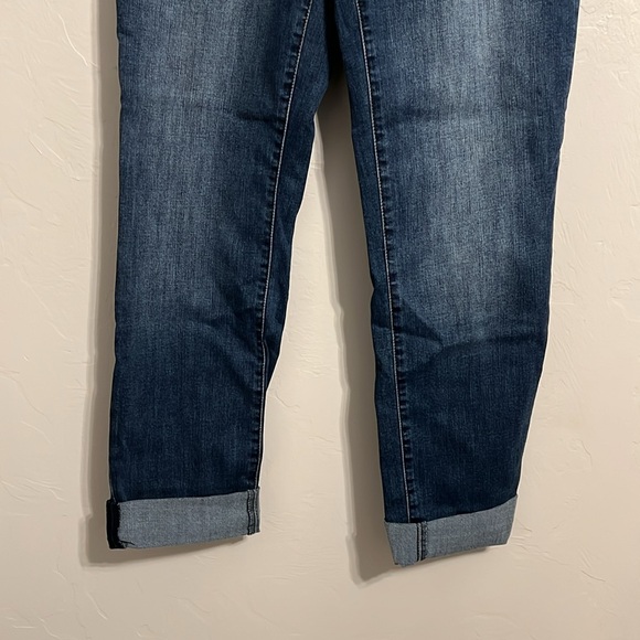 KUT from the Kloth Carrie Roll Cuff Boyfriend Straight Jeans - Picture 4 of 6